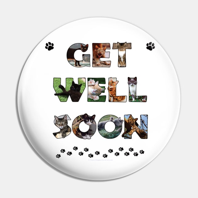 Get Well Soon - mixed cats oil painting word art Pin by DawnDesignsWordArt