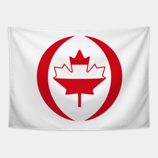 Austrian Canadian Multinational Patriot Flag Series Tapestry