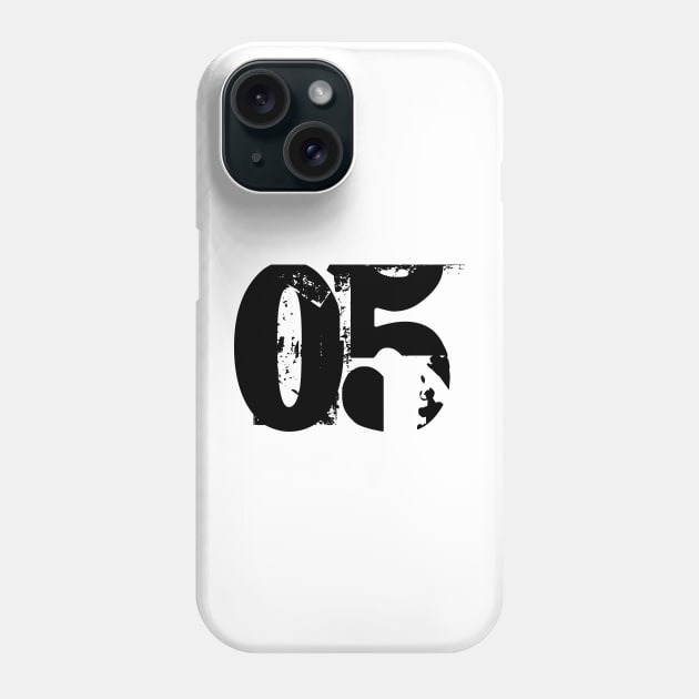 05 number Phone Case by Polli