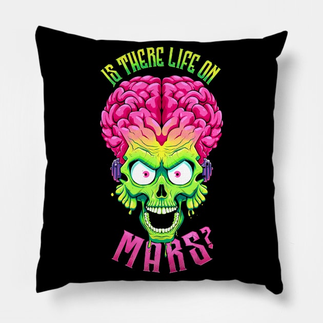 Life on Mars Pillow by enerimateos