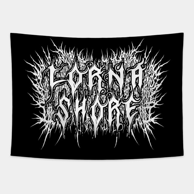 Lorna Shore Death Metal Tapestry by SAMBOKOPLAX PROJECT