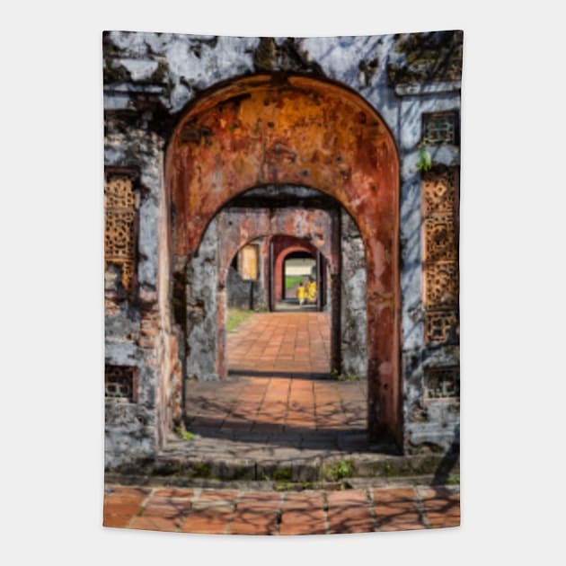 Ancient Arches Tapestry by Femaleform