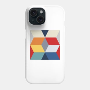 Building Block Boho Optical Illusion Tessellation Phone Case