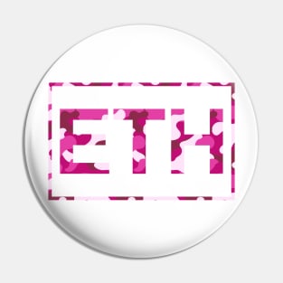 Ethereum Pink Camo Pin