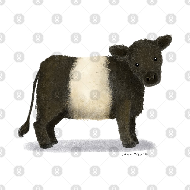 Belted Galloway Cattle by julianamotzko