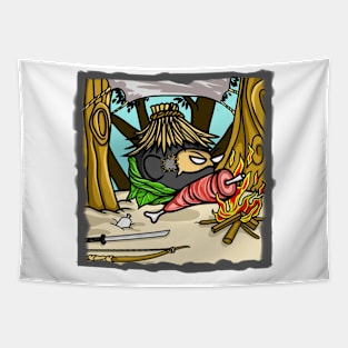 Ninja Survival Tapestry