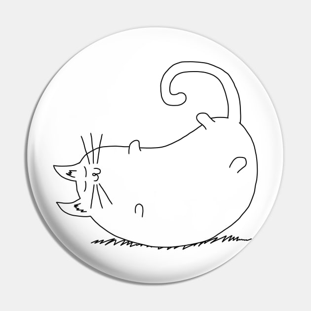 Sleeping Cat Pin by TheWanderingFools