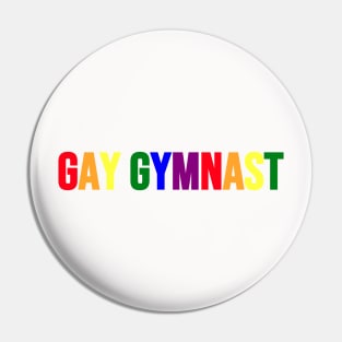 GAY GYMNAST (Rainbow) Pin