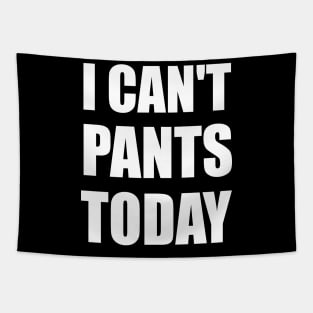 I can't pants today Tapestry