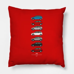 Citroen AX classic car collection Pillow