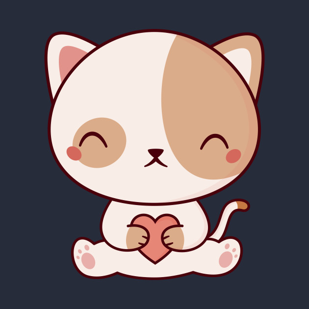 Kawaii Cute Cat Kitten Cat T Shirt Teepublic
