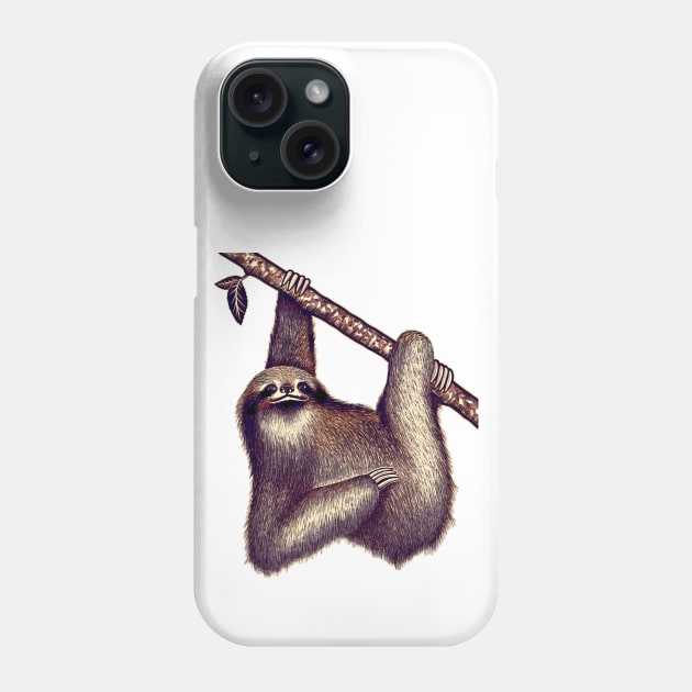 Sloth,sloth lover Phone Case by Artardishop