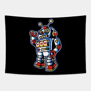 Robot Tattoo art Tapestry