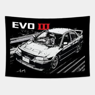 classic initial d evo III evolution 3 Emperor team Tapestry