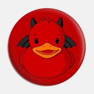 Devil Rubber Duck Pin