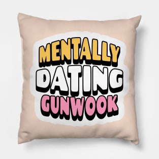 Zero base one zb1 mentally dating gunwook typography zerose kpop | Morcaworks Pillow