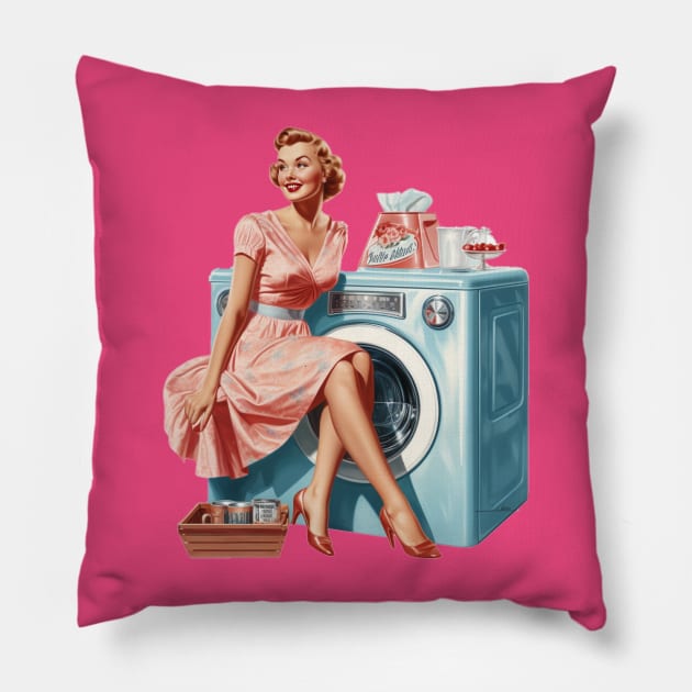 Laundry Day Pillow by Jason's Finery