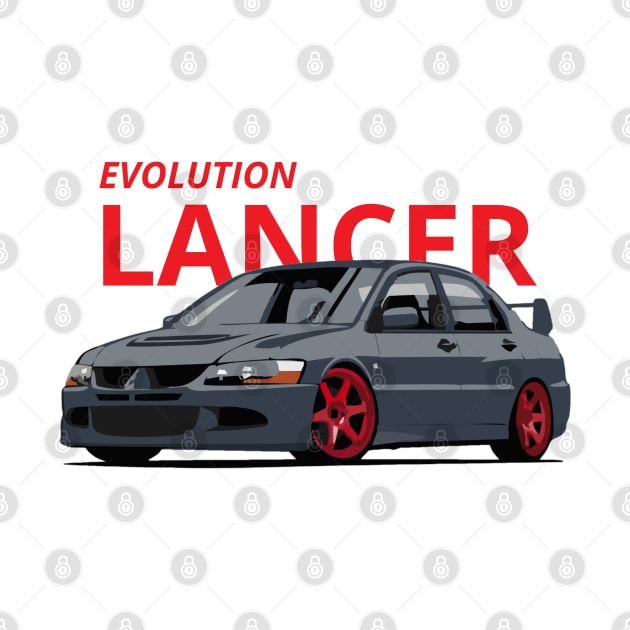 mitsubishi lancer evolution by artoriaa