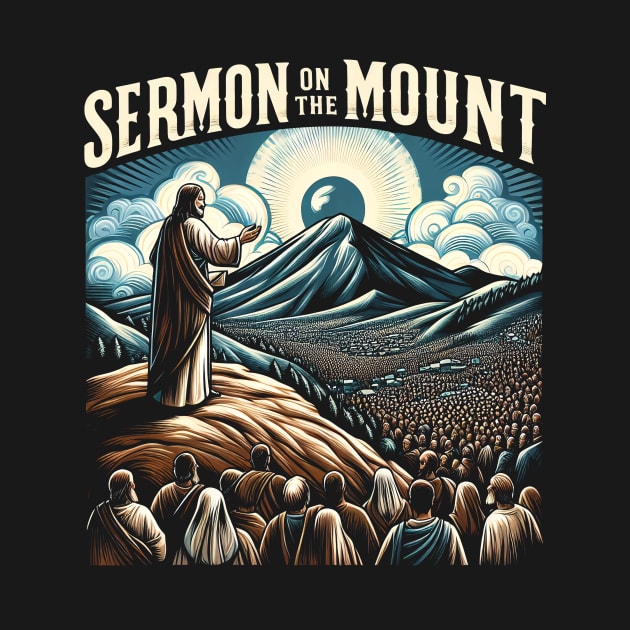 Sermon on the Mount, Jesus delivering the Sermon on the Mount by ArtbyJester