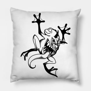 Demon frog Pillow