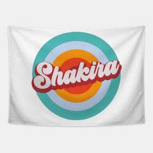 Color Circle With Name Shakira Tapestry