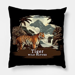 Tiger- WILD NATURE - TIGER -13 Pillow