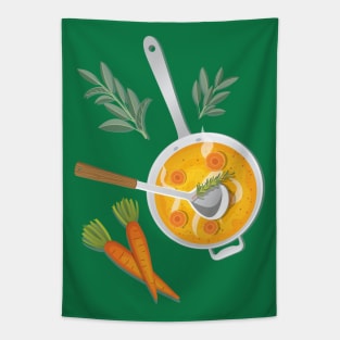 Carrot Soup Tapestry