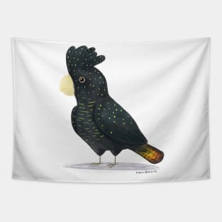 Black Cockatoo Tapestry