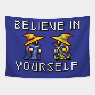 Believe In Yourself Black Mage Black Wizard Version Tapestry