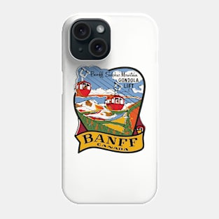 Vintage Style Banff Gondola Phone Case