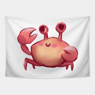 Cute Crab Drawing Tapestry