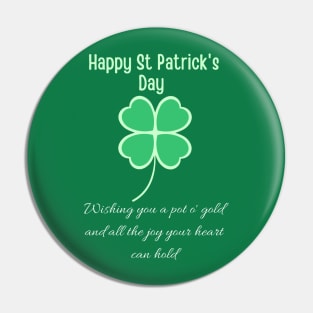 Happy St patricks day irish poem Pin