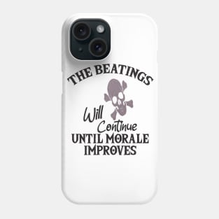 the beatings will continue Phone Case