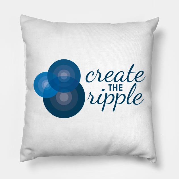 Create the Ripple 2 Pillow by Create the Ripple