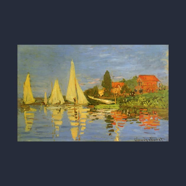 Regatta at Argenteuil by Claude Monet by MasterpieceCafe