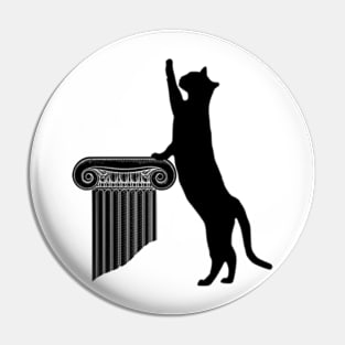 Black Cat Ancient Roman Empire Pin