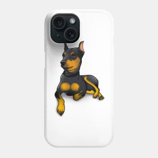 Proud Minature Pinscher (With Shadow) Phone Case