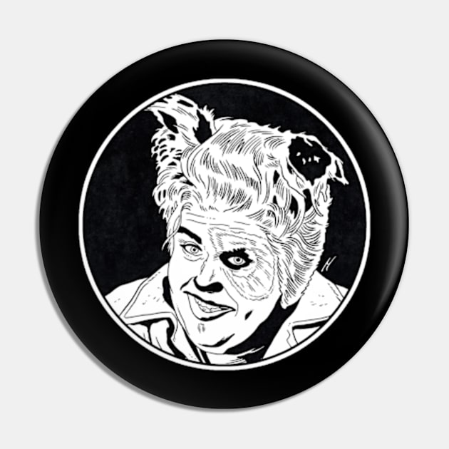 BARF - Spaceballs (Circle Black and White) Pin by Famous Weirdos