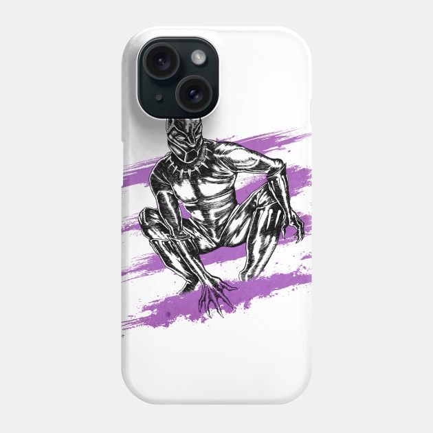 Black Panther Phone Case by anasoranasser