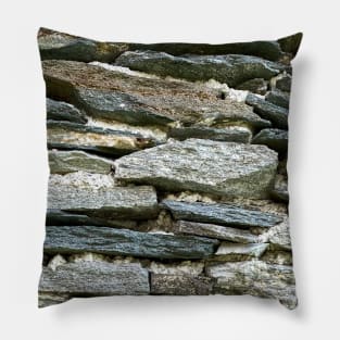 Old Stone Wall Pillow