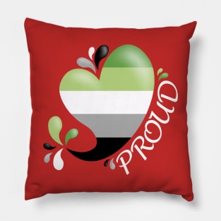 Proud to be Aromantic Pillow