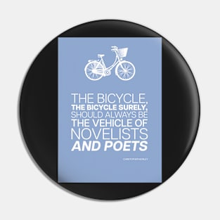 Bicycle Philosophy Design 002- Christopher Morley Pin