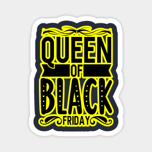 black friday, yellow and black friday Magnet