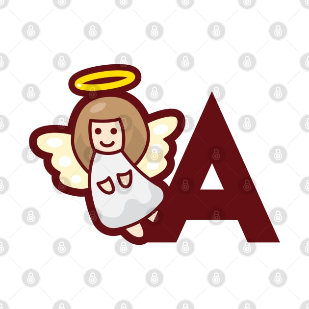 Angel Alphabet Letter A by docferds