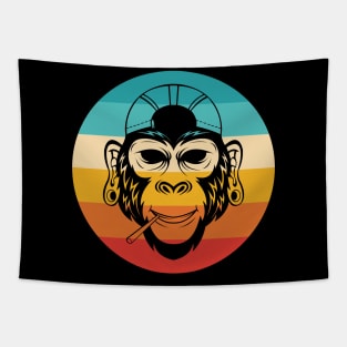 Vintage Reggae Monkey Tapestry