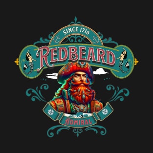 Admiral Barberosa Redbeard T-Shirt