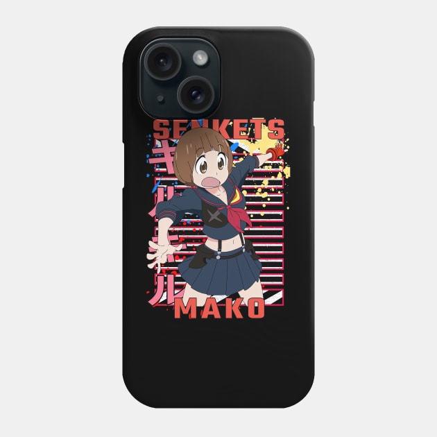 Mako Mankanshoku Kill La Kill Kiru Ra Kiru Urban Anime Phone Case by CarolIrvine