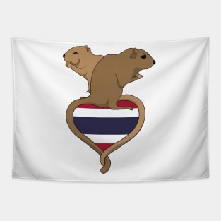 Gerbil Thailand (light) Tapestry