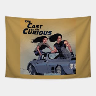 Cast and the Curious Logo Tapestry