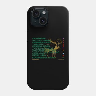 CEASEFIRE: Say ¿Qué? Top Ten Spoken (New Hampshire) (Moose) Phone Case